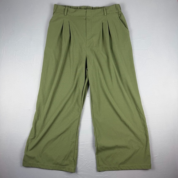 HALARA Pants - Halara Flex™ High‎ Waisted Pocket Wide Leg Waffle Work Pants Size XL